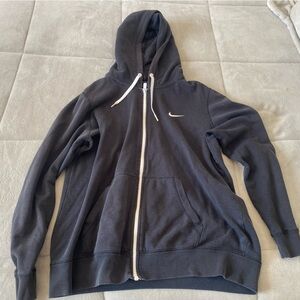 Nike Women’s Zip up hoodie. Size XL. BLACK